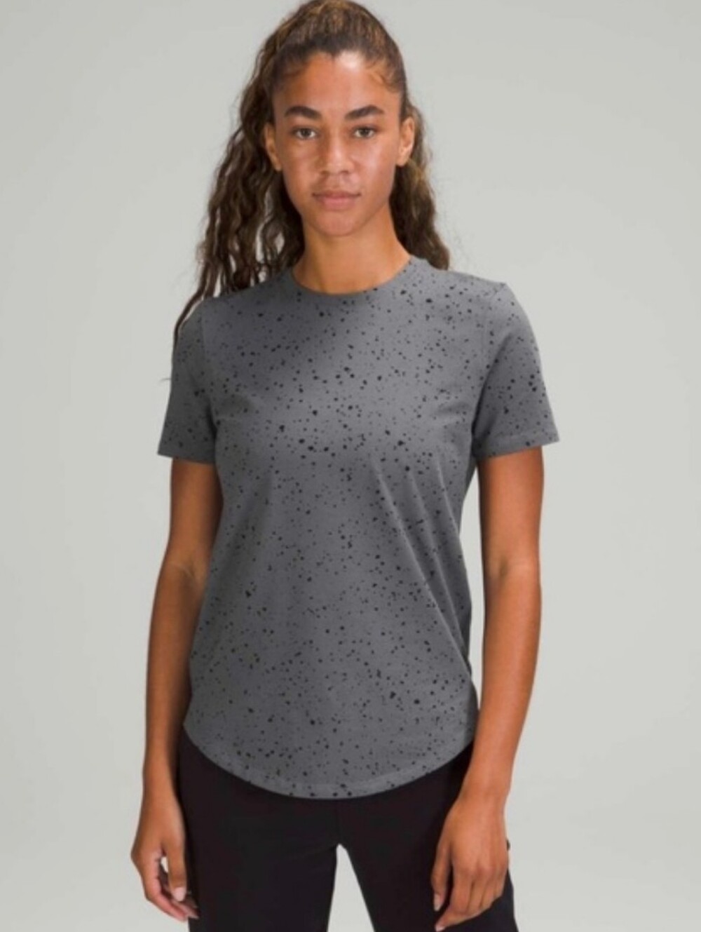 Lululemon Love Crew Short Sleeve Tee Size 6 Revitalize Splatter